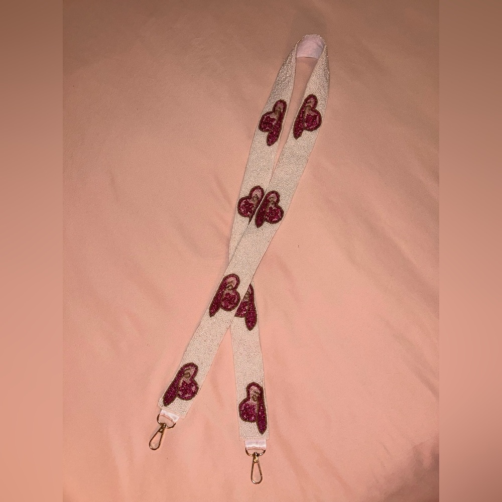 Cowgirl Hat Beaded Purse Strap